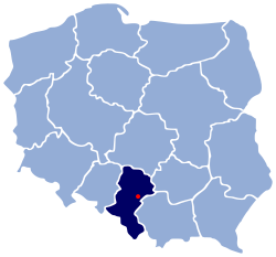 Розташування міста Бендзин