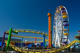 Close up of Pacific Plunge as viewed from southwest