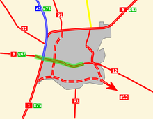 Piotrków Trybunalski-trasa WZ mapka.png