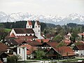 Steingaden Abbey, Swabia, place of burial of its founder Welf VI († 1191)