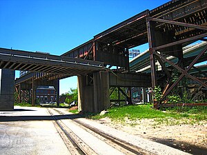 Die Triple Crossing in Richmond (Virginia) aus dem Jahre 1901