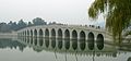 Il lago Kunming con il ponte dei 17 archi