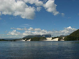 Watervallen in Canaima