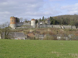 The chateau in Hierges