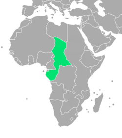 Location of Prancūzijos Pusiaujo Afrika