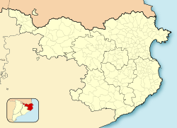 Osor is located in Province of Girona