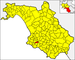 Omignano – Mappa