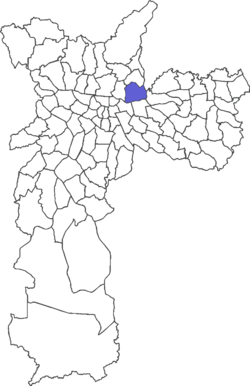 Location in the city of São Paulo