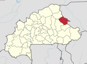 Location in Burkina Faso