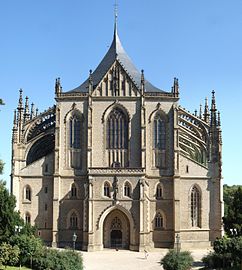 Iglesia de Santa Bárbara en Kutná Hora