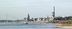 Emmerich am Rhein as seen from the east