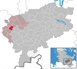 Hitzhusen – Mappa