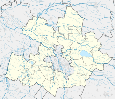 Mapa konturowa powiatu opolskiego, na dole po lewej znajduje się punkt z opisem „Tułowice”