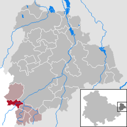 Läget för kommunen Posterstein i Landkreis Altenburger Land