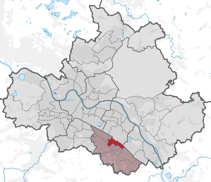 Lage des statistischen Stadtteils Reick in Dresden