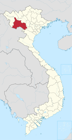 Location of Sơn La within Vietnam