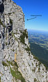 Klettersteig vom Steinernen Jäger gesehen