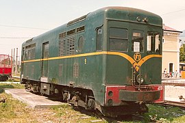 Loco-Tracteur diesel-électrique Brissonneau et Lotz, modèle « Provence » des VFD, identique aux 401 et 402, hormis la livrée qui était rouge et grise en Corse.