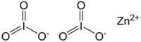 Image illustrative de l’article Iodate de zinc