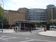 BBC Television Centre, sede del Festival de Eurovisión 1963.