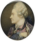 Zelfportret van Richard Cosway, ca 1770