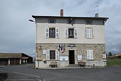 Skyline of Frugières-le-Pin