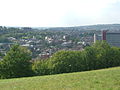 (2) Le centre-ville de Chatham depuis les Great Lines, ligne fortifiée dominant la ville.