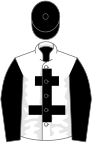 White, black cross of lorraine, sleeves and cap