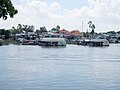 A corner of Da Phuoc, in the area of Da Phuoc pagoda, on Chau Doc River (An Giang, Vietnam).