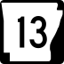 Highway 13 marker