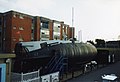 Das erste U-Boot der Royal Navy, Holland 1 von 1901, im Freigelände des Museums (Foto 1991).