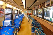 普通車車内（Izukyu KINME Train）