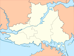 Nova Kakhovka is located in Kherson Oblast