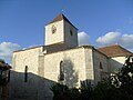 Vue latérale de l'église