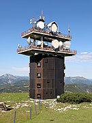 Richtfunkturm; gebaut in den 1970er-Jahren