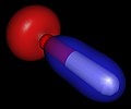 Molecular orbital of the hydroxyl radical