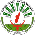 Lambang Republik Ketiga Madagasar antara tahun 1993-1998