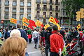 Manifestazioa Unibertsitateko plazan.