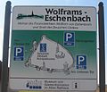 Grobe Karte von Wolframs-Eschenbach