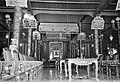 Furniture inside the building in Khải Định 's era.