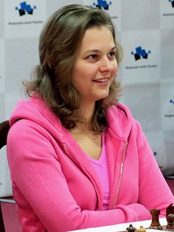 Hanna Muzytšuk vuonna 2014.