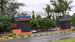 Pintu masuk Benteng Pendem Cilacap