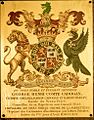 Garter stall plate of George Cadogan, 5th Earl Cadogan