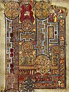 Folio 292r contains the lavishly decorated Gospel of John