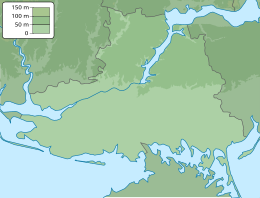 Tendra Spit is located in Kherson Oblast