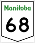 Provincial Trunk Highway 68 marker