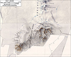 Mapa pasma górskiego