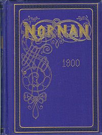 Omslaget till Nornan årgång 27 för år 1900.