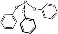 Structuurformule van trifenylfosfiet