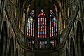 St Vitus stained glass at St. Vitus Cathedral by Diliff.